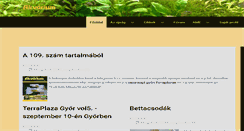 Desktop Screenshot of akvariummagazin.hu