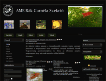 Tablet Screenshot of ame-rak-garnela.akvariummagazin.hu